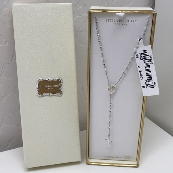 Stella Picciotto Verona Cross Necklace 